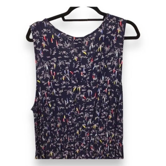 Bobeau Women’s Plus Sleeveless Wrap Front Jumpsuit, Blue Nautica, size 2X - Picture 5 of 9